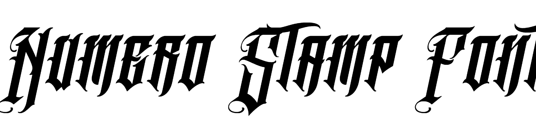 Numero Stamp Font Download