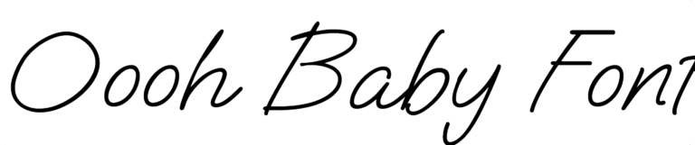 Oooh Baby Font Download