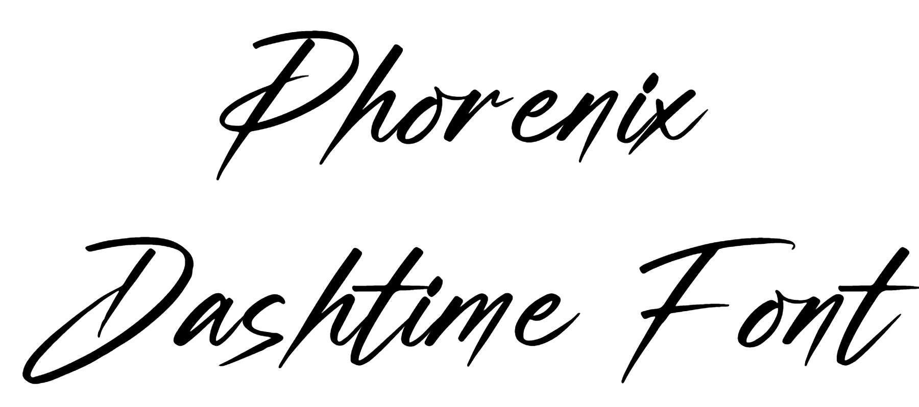 Phorenix Dashtime Font Download
