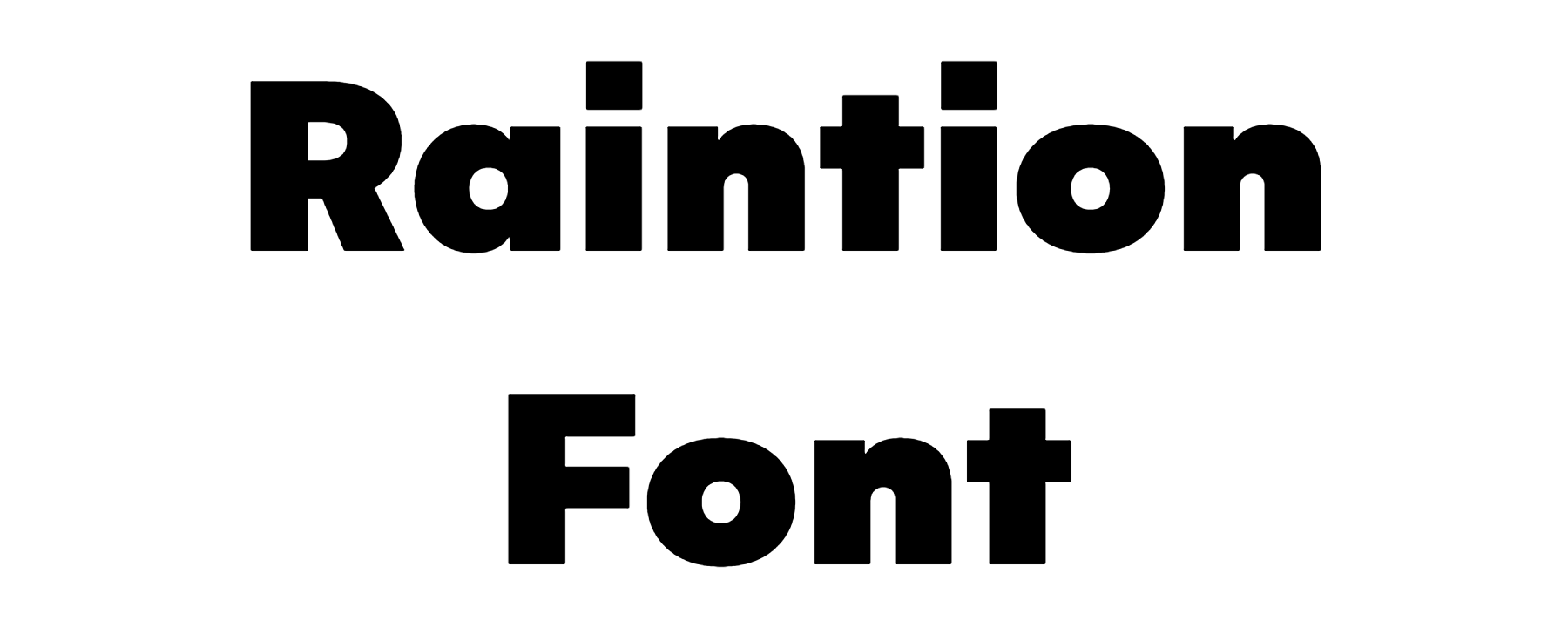 Raintion Font Download