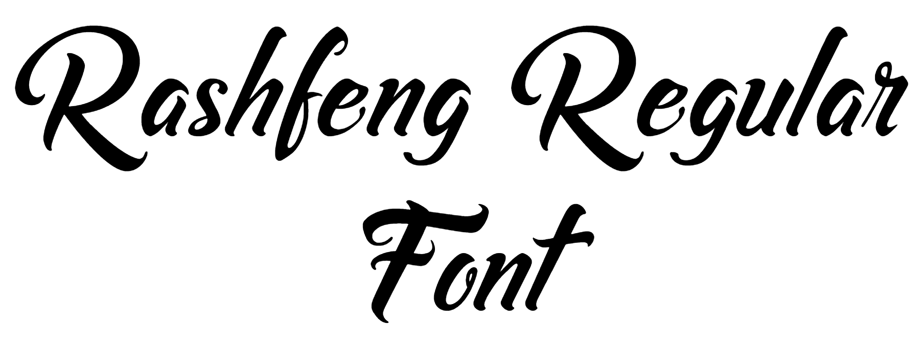 Rashfeng Regular Font Download