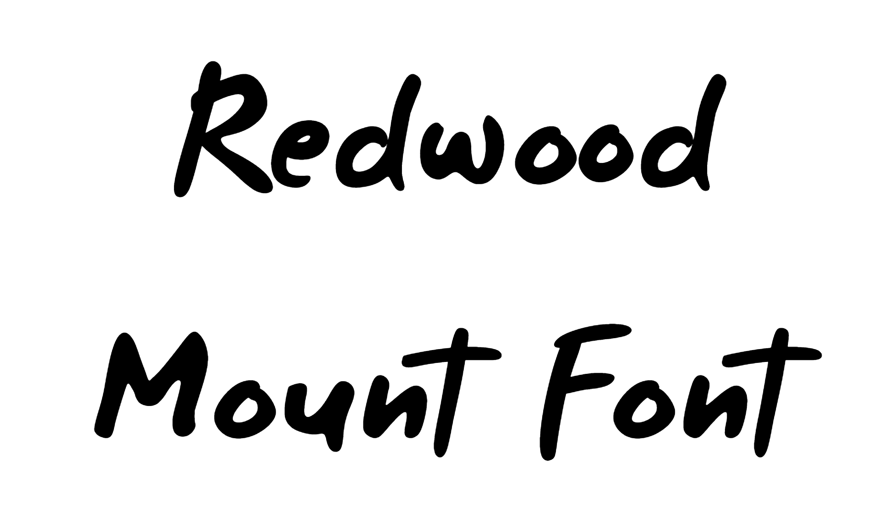 Redwood Mount Font Download