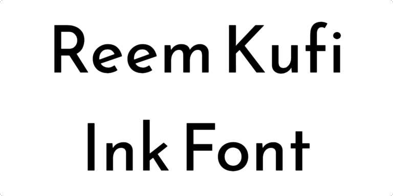 Reem Kufi Ink Font Download