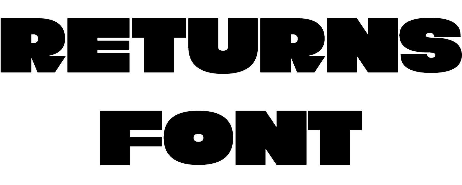 Returns Font Download