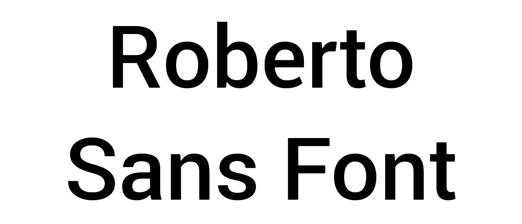 Roberto Sans Font Download