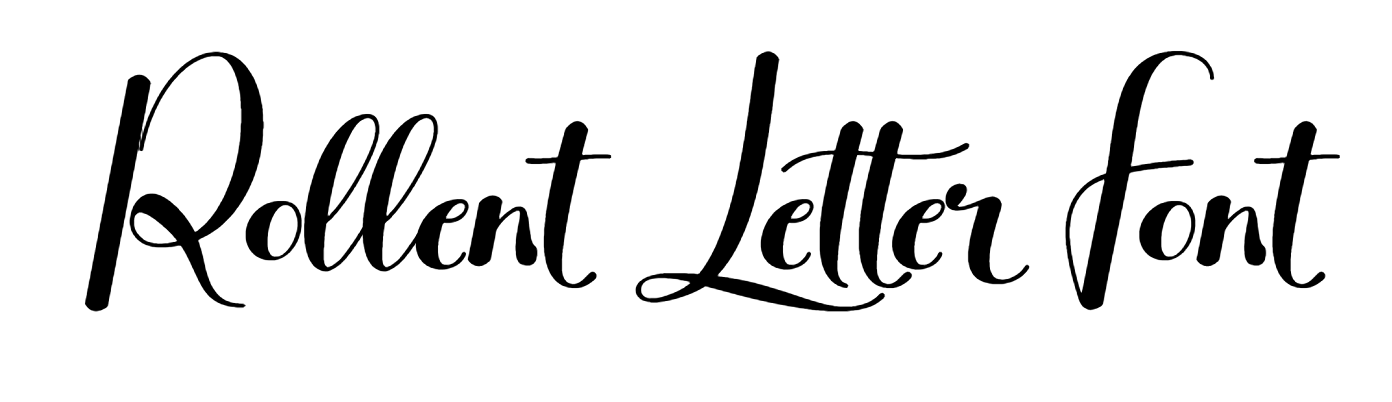 Rollent Letter Font Download