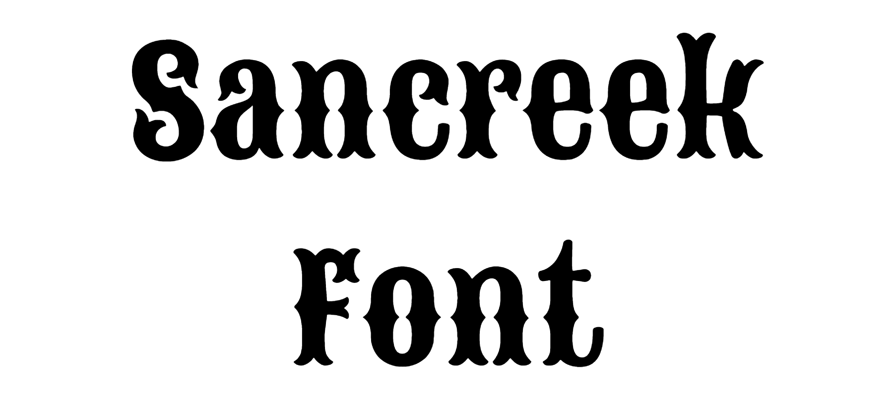 Sancreek Font Download