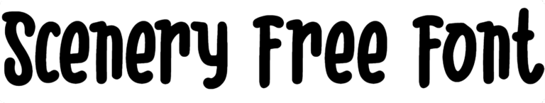 Scenery Free Font Download