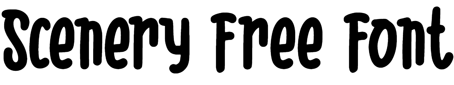 Scenery Free Font Download