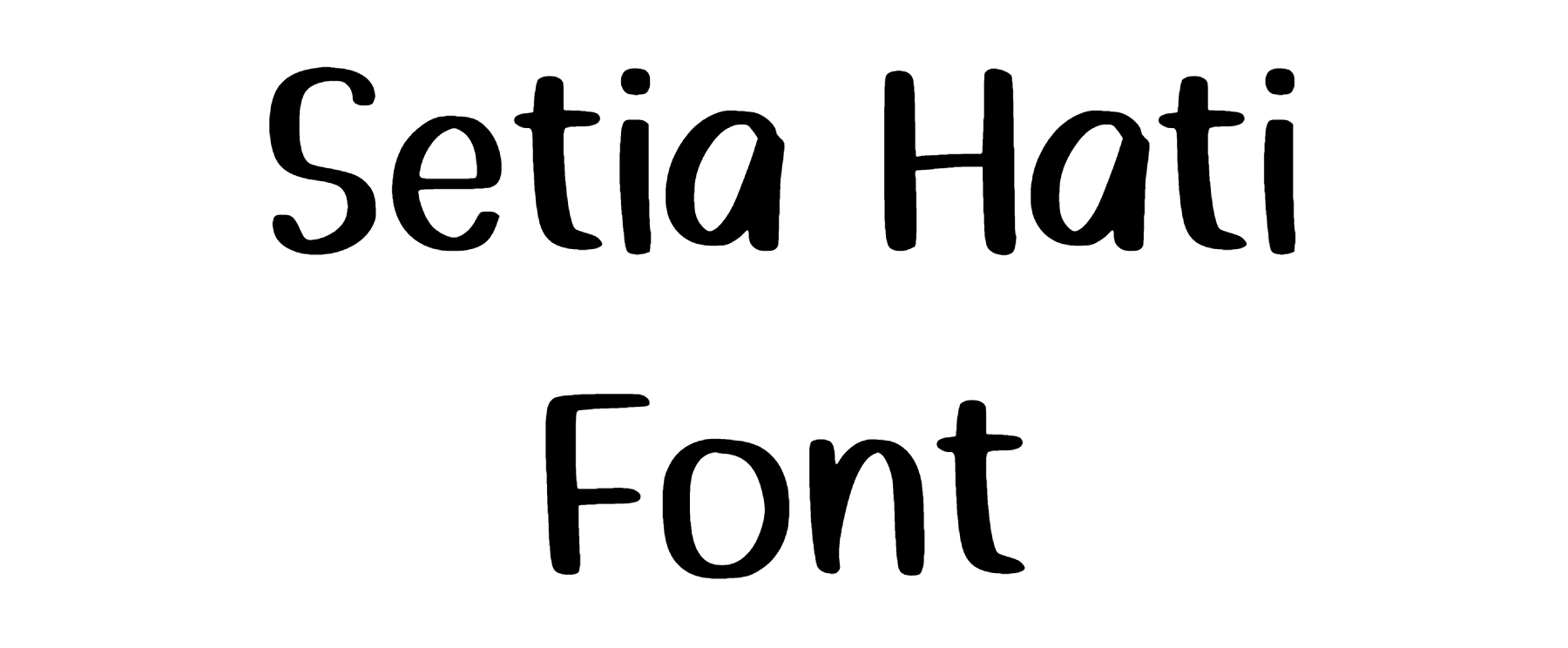 Setia Hati Font Download