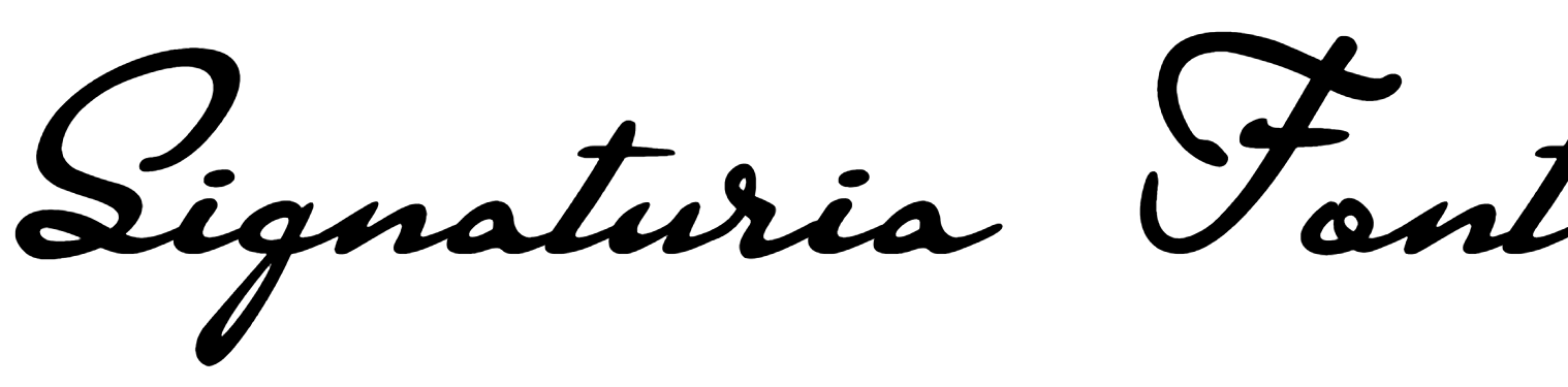 Signaturia Font Download