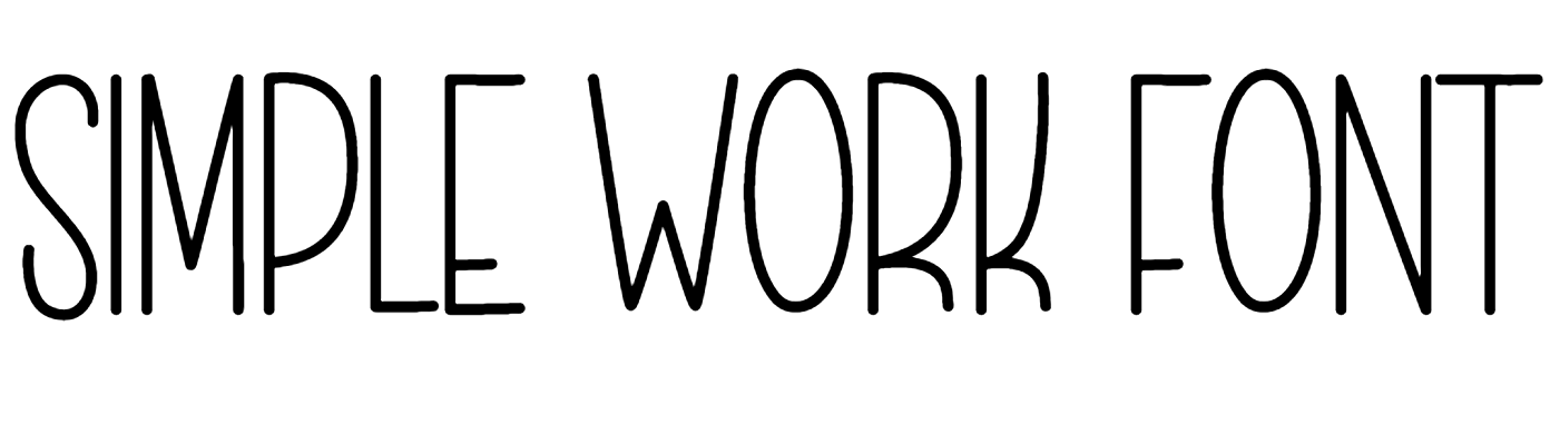 Simple Work Font Download