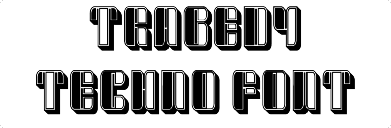 Tragedy Techno Font Download