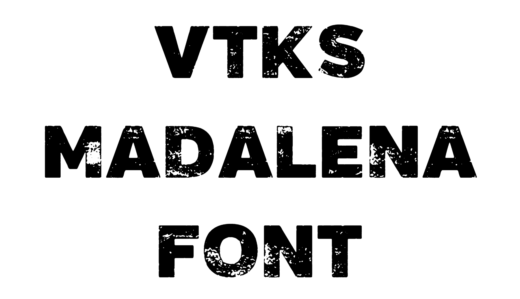 Vtks Madalena Font Download