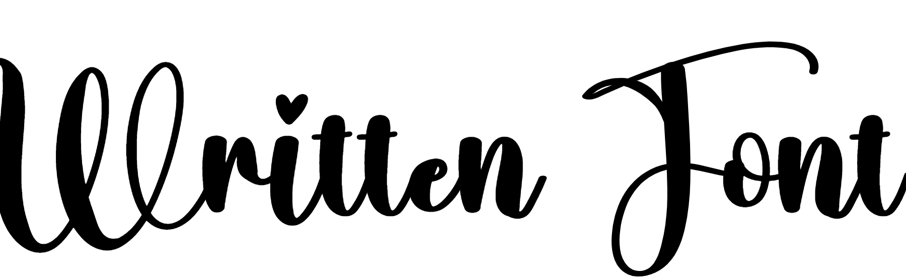Written Font Download