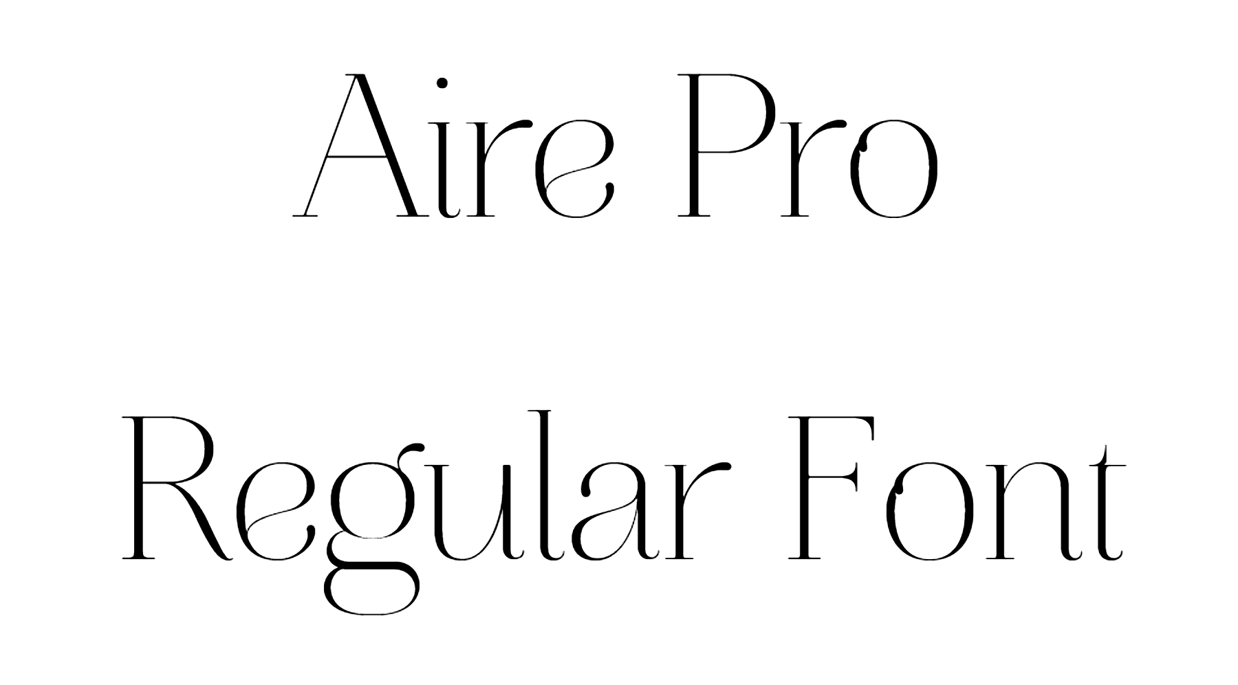Aire Pro Regular Font free download
