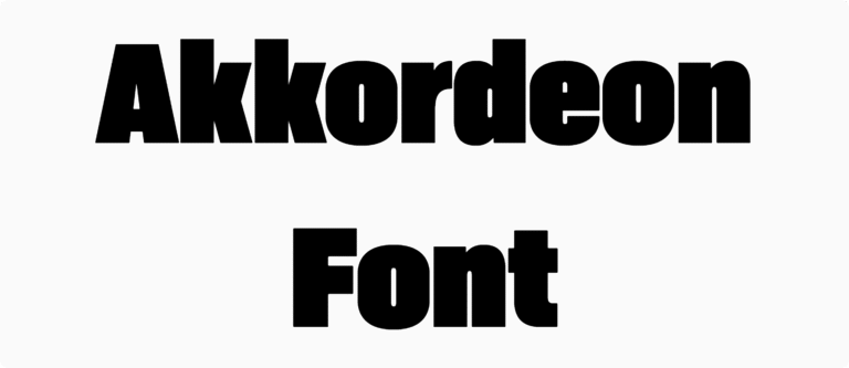 Akkordeon Font free download