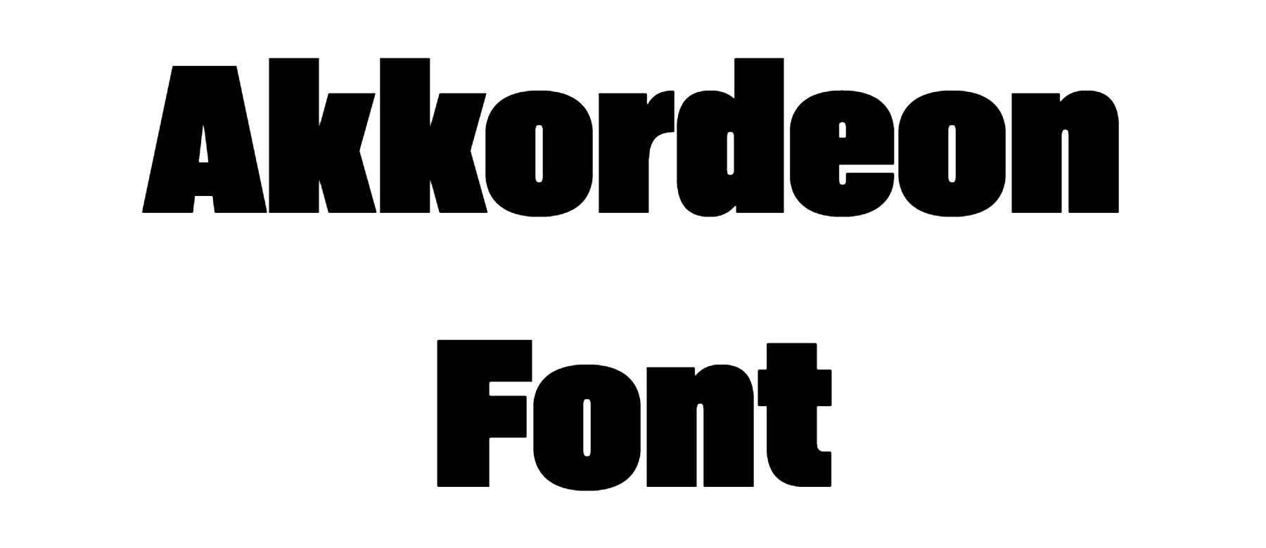 Akkordeon Font free download