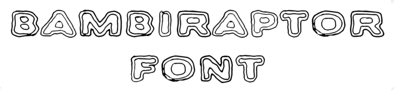 Bambiraptor Font free download