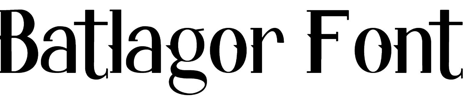 Batlagor Font free download