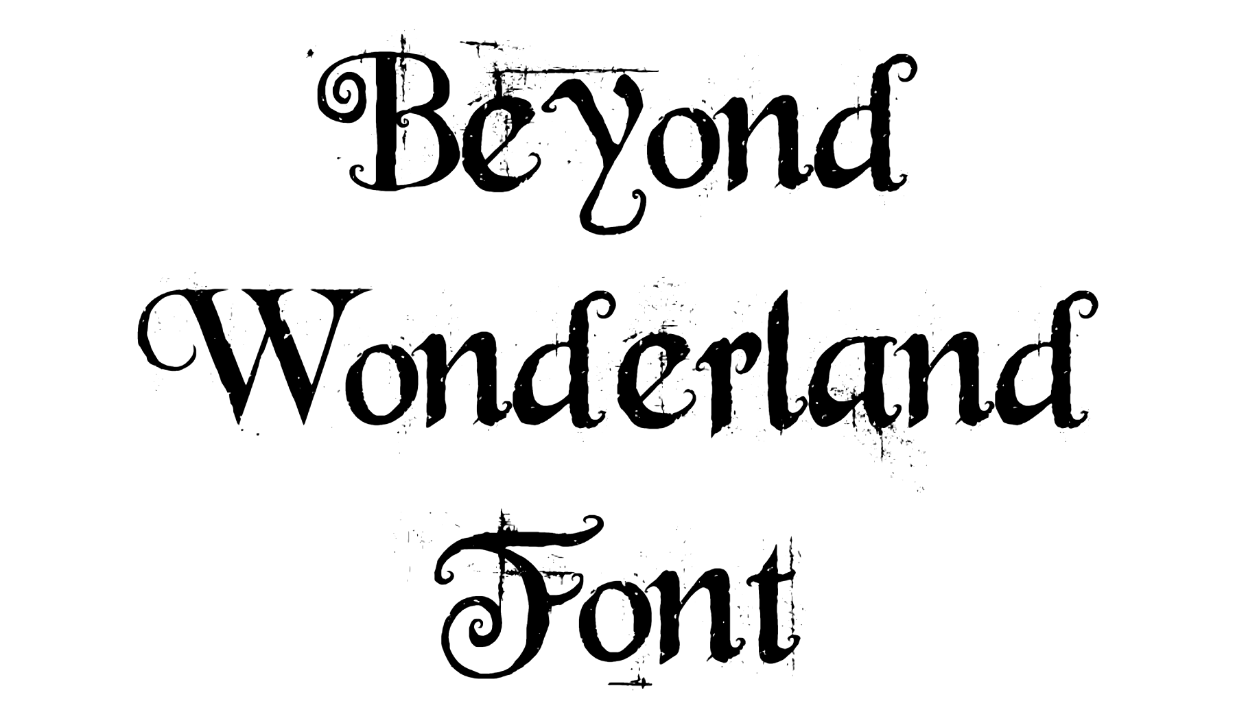 Beyond Wonderland Font free download