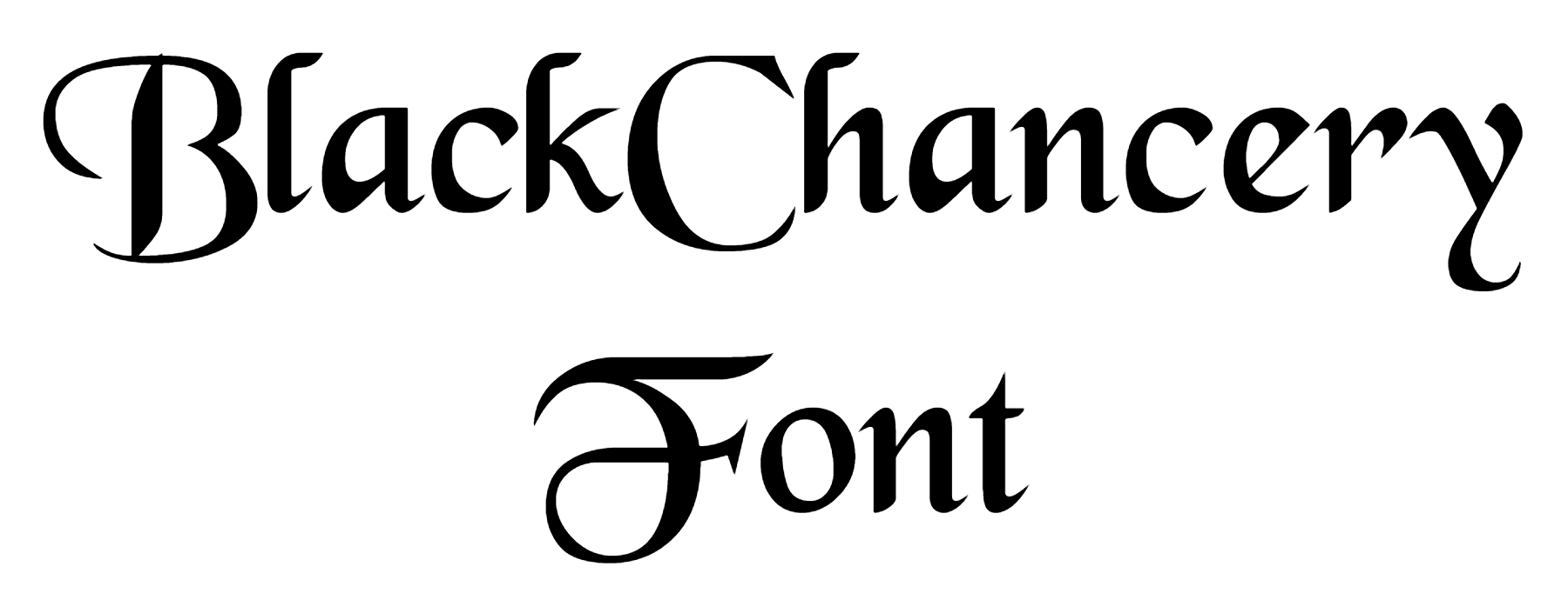 BlackChancery Font free download