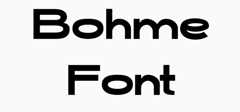 Bohme Font free download