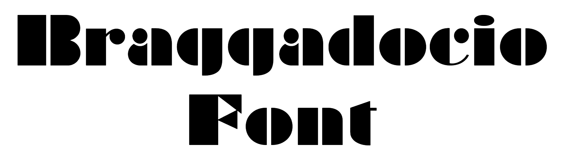 Braggadocio Font free download