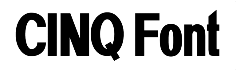 CINQ Font free download