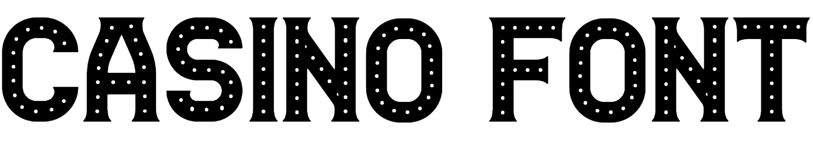 Casino Font free download