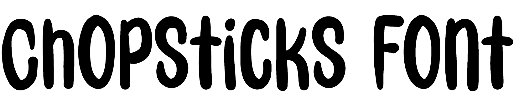 Chopsticks Font free download