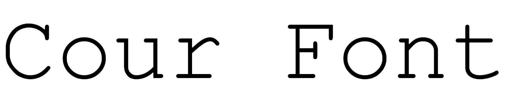 Cour Font Download