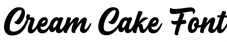 Cream Cake Font free download