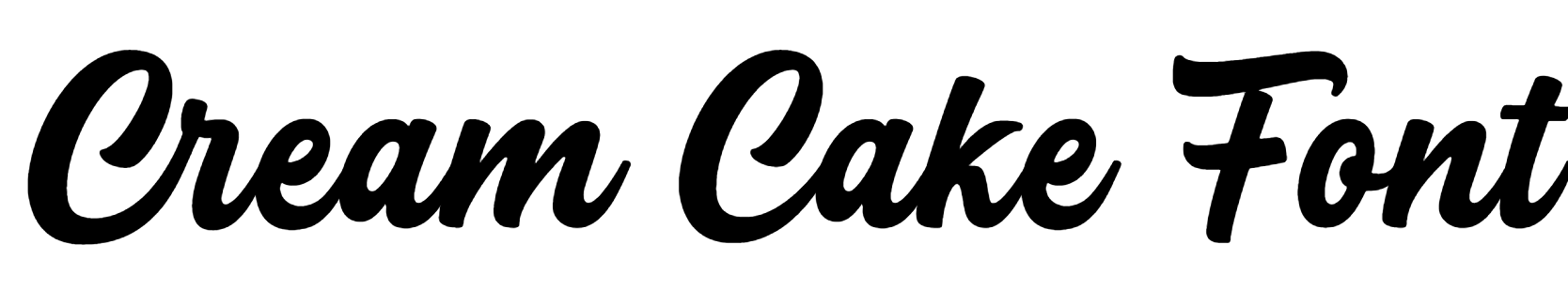 Cream Cake Font free download