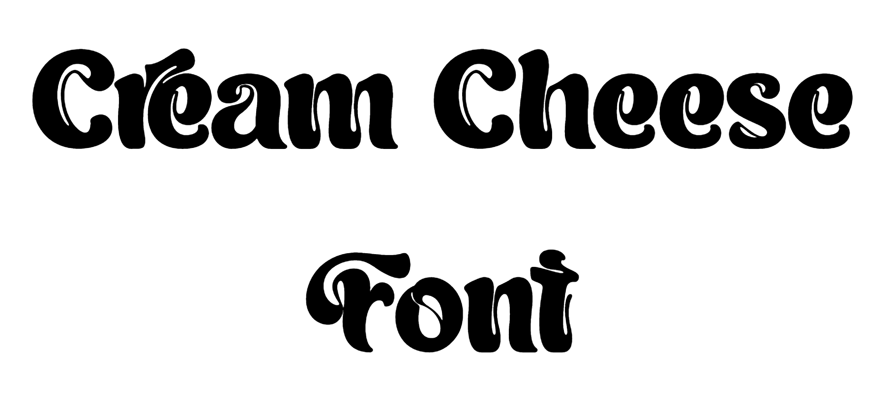 Cream Cheese Font free download