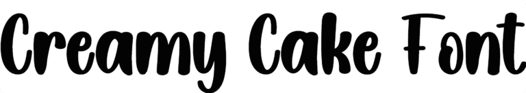 Creamy Cake Font free download