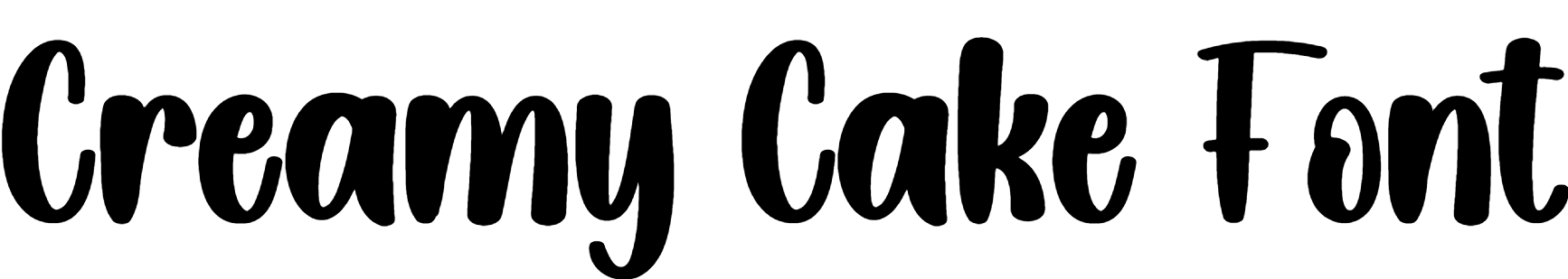 Creamy Cake Font free download