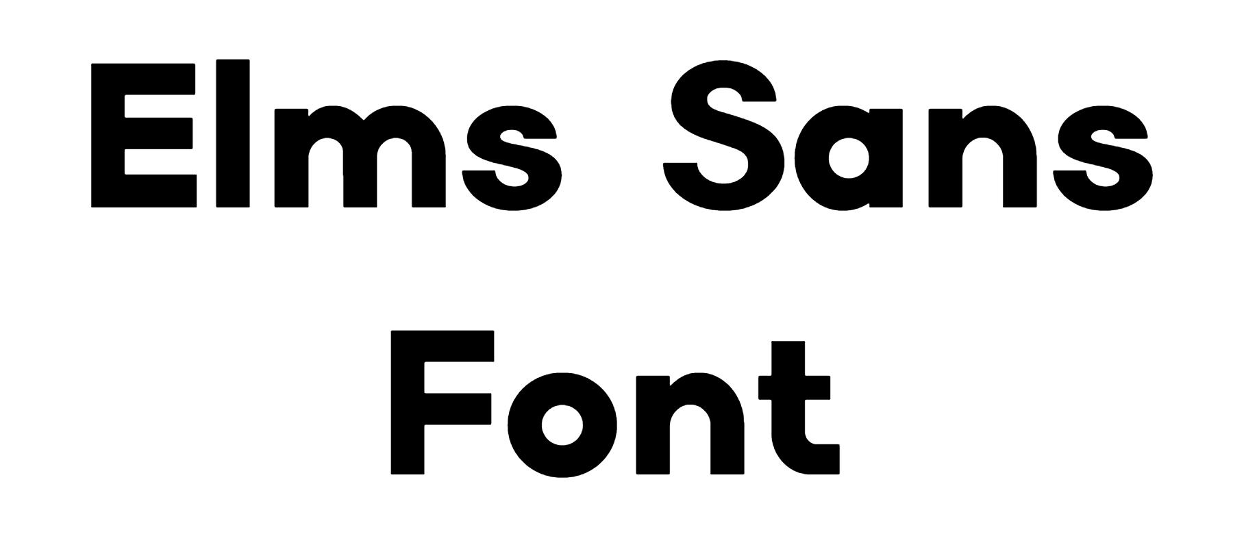 Elms Sans Font free download