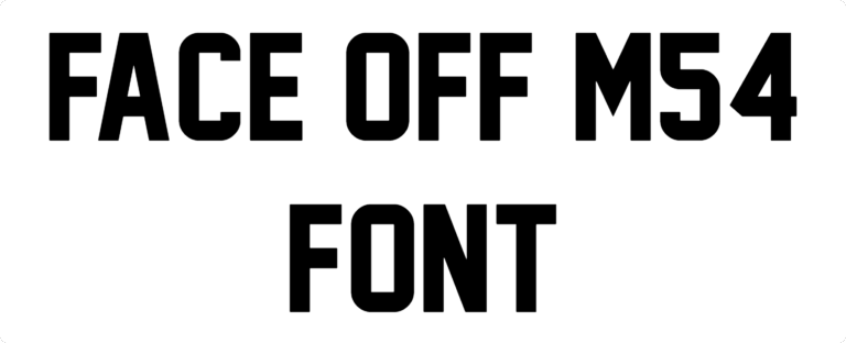Face off m54 font free download