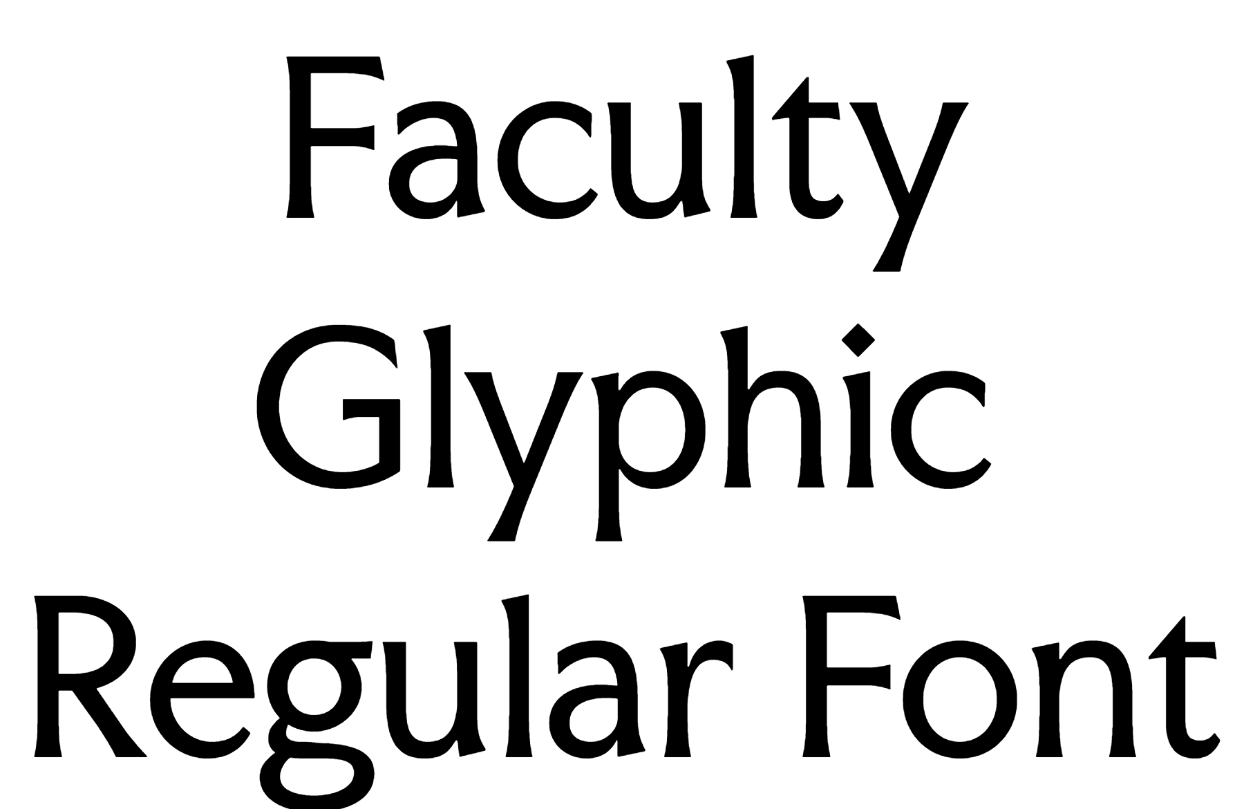 Glyphic font free download
