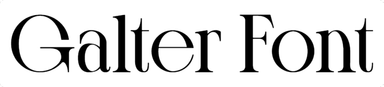 Galter Font free download