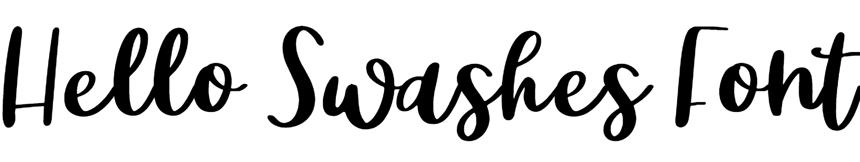 Hello Swashes Font free download