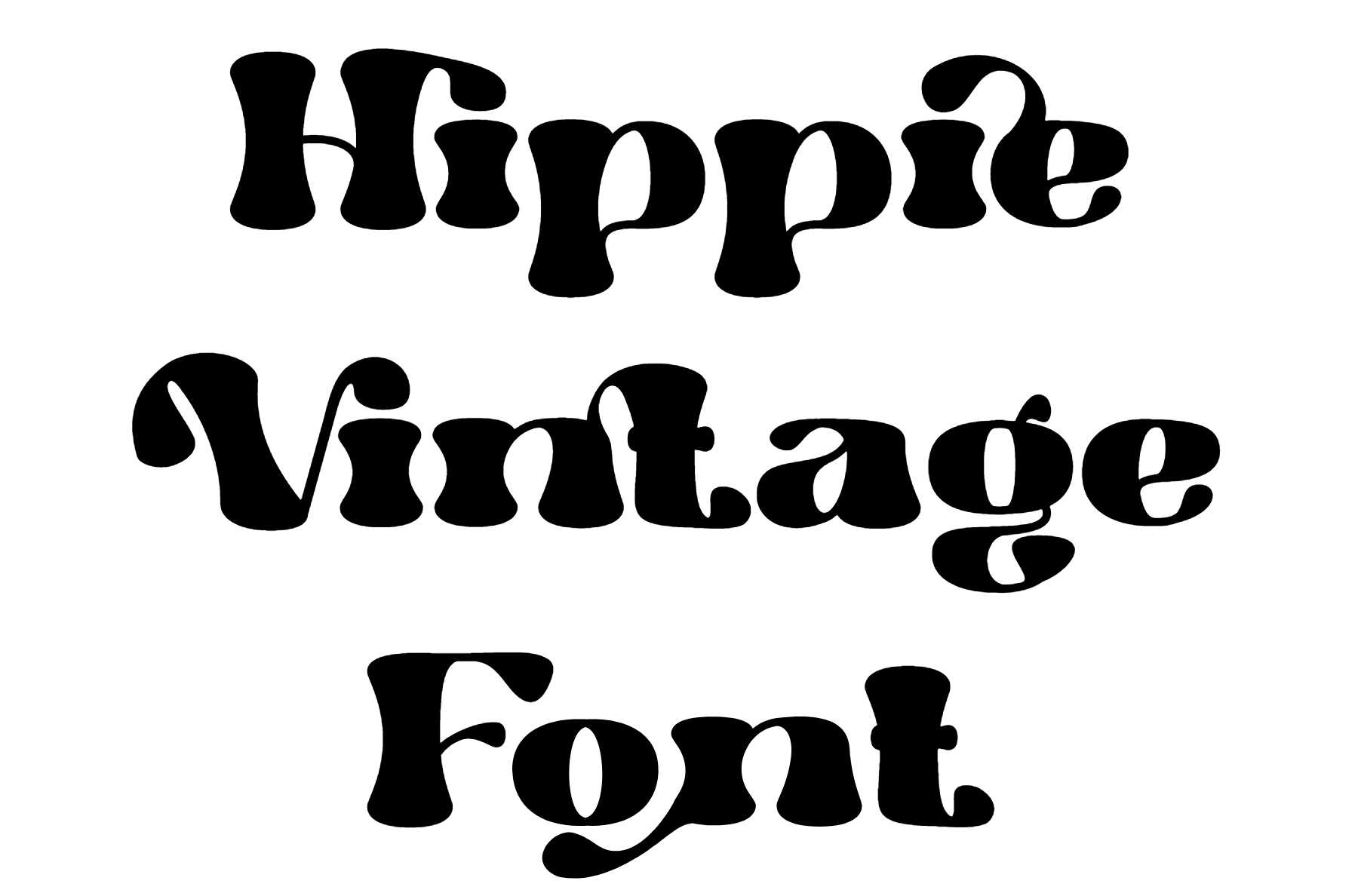 Hippie Vintage Font free download