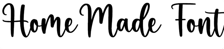 HomeMade Font free download