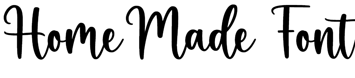 HomeMade Font free download