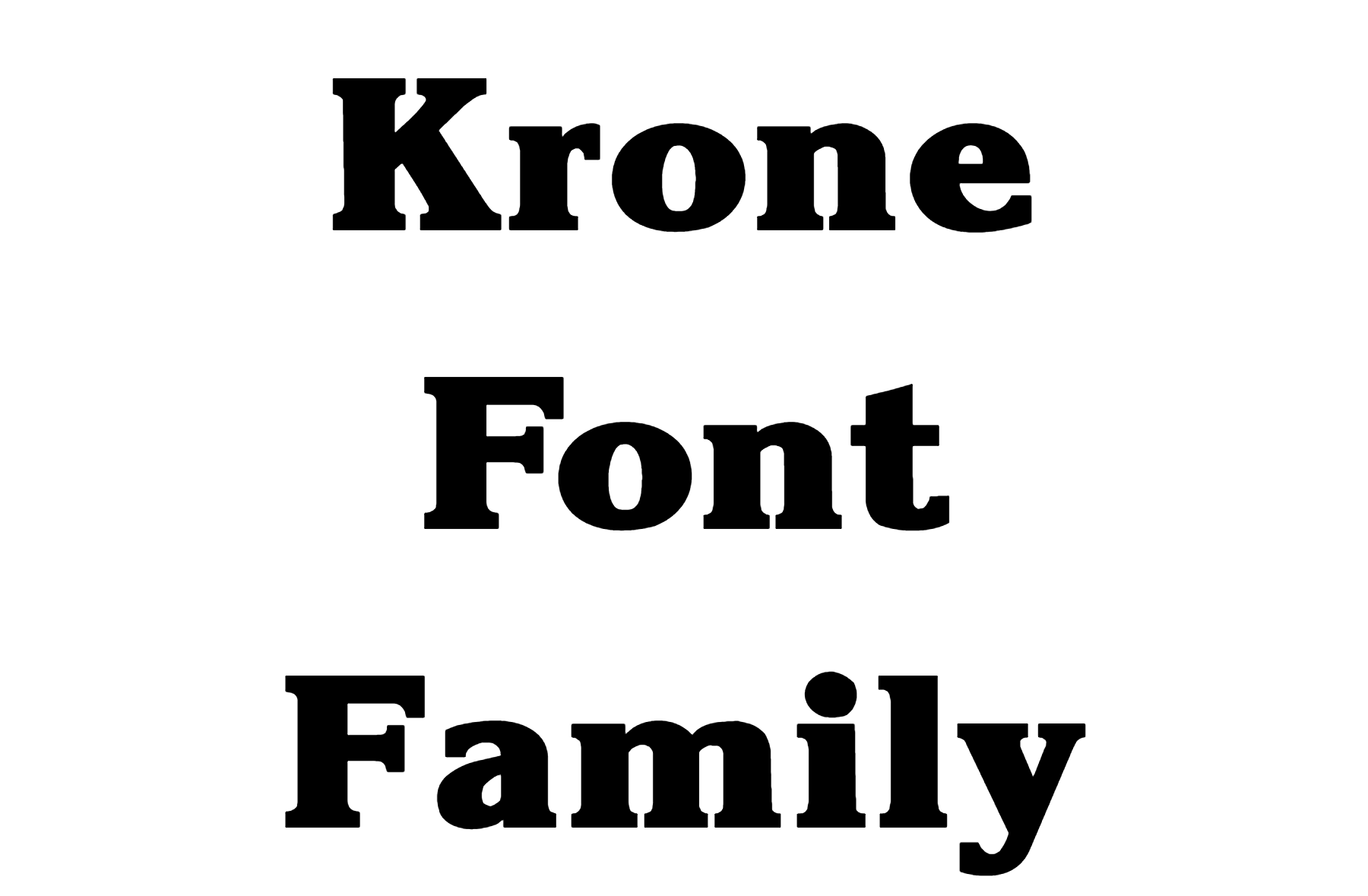 Krone Font free download