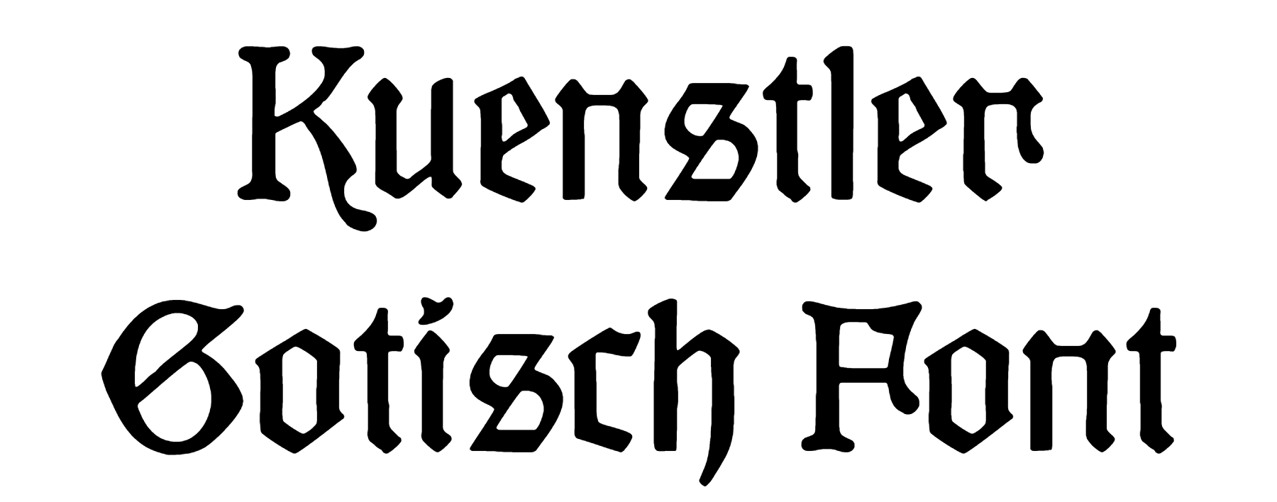 Kuenstler Gotisch Font free download