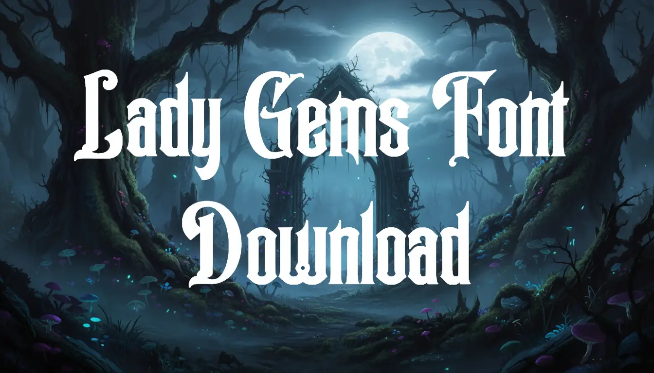 Lady Gems Font Download