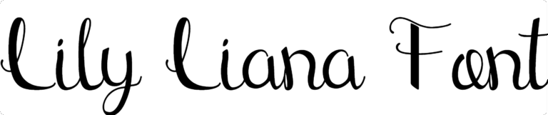 Lily Liana Font Free Download