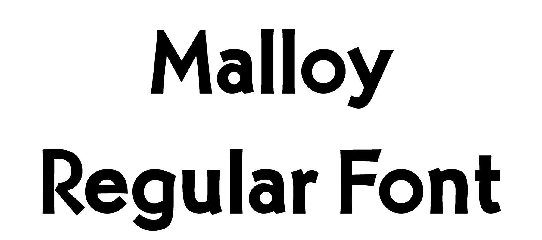 Malloy font free download